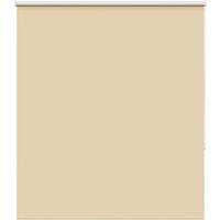 Berkfield Home Roller Blind Blackout Beige 140x130 cm Fabric Width 136.6 cm Polyester