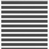 Berkfield Home Zebra Blind Black 140x100 cm Fabric Width 135.9 cm Polyester