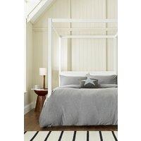 Helena Springfield 'Jersey' Cotton Duvet Cover Set in Grey | Size: Single