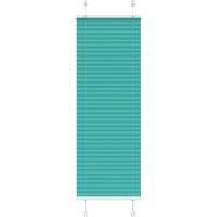 Berkfield Home Pleated Blind Petrol Green 40x150 cm Fabric Width 39.4 cm Polyester