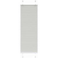 Berkfield Home Pleated Blind Light Grey 40x150 cm Fabric Width 39.4 cm Polyester