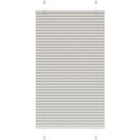 Berkfield Home Pleated Blind Light Grey 70x100 cm Fabric Width 69.4 cm Polyester