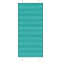 Berkfield Home Pleated Blind Petrol Green 90x200 cm Fabric Width 89.4 cm Polyester