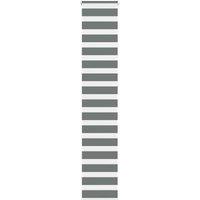 Berkfield Home Zebra Blind Dark Grey 45x230 cm Fabric Width 40.9 cm Polyester