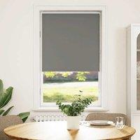 Berkfield Home Roller Blind Blackout Grey 75x130 cm Fabric Width 70.7 cm Polyester