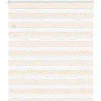 Berkfield Home Zebra Blind Marble Beige 135x150 cm Fabric Width 130.9 cm Polyester