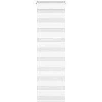 Berkfield Home Zebra Blind White 45x150 cm Fabric Width 40.9 cm Polyester