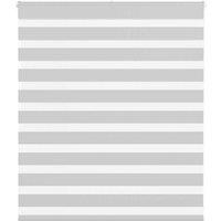 Zebra Blind Light Grey 135x100 cm Fabric Width 130.9 cm Polyester