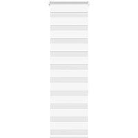 Berkfield Home Zebra Blind White 40x150 cm Fabric Width 35.9 cm Polyester