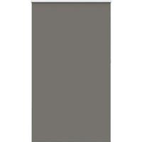 Berkfield Home Roller Blind Blackout Grey 125x210 cm Fabric Width 121.6 cm Polyester