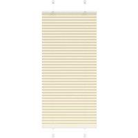 Berkfield Home Pleated Blind Cream 65x150 cm Fabric Width 64.4 cm Polyester