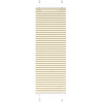 Berkfield Home Pleated Blind Cream 40x100 cm Fabric Width 39.4 cm Polyester