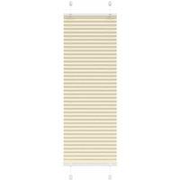 Berkfield Home Pleated Blind Cream 50x150 cm Fabric Width 49.4 cm Polyester