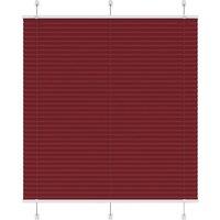 Berkfield Home Pleated Blind Bordeaux Red 115x150 cm Fabric Width 114.4 cm Polyester