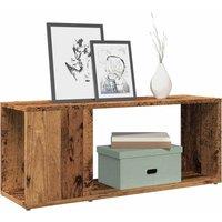 Berkfield Home TV Cabinet Old Wood 80x24x32cm Engineered Wood in Brown | Size: 80 x 24 x 32 cm