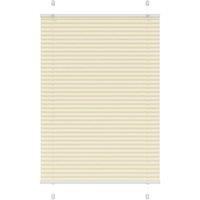 Berkfield Home Pleated Blind Cream 100x100 cm Fabric Width 99.4 cm Polyester