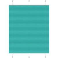 Berkfield Home Pleated Blind Petrol Green 110x100 cm Fabric Width 109.4 cm Polyester