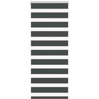 Berkfield Home Zebra Blind Black 60x100 cm Fabric Width 55.9 cm Polyester