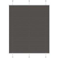 Berkfield Home Pleated Blind Black 105x150 cm Fabric Width 104.4 cm Polyester