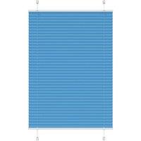 Berkfield Home Pleated Blind Blue 100x100 cm Fabric Width 99.4 cm Polyester