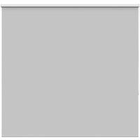 Berkfield Home Roller Blind Blackout Light Grey 145x175 cm Fabric Width 141.6 cm Polyester