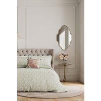 V & A 'Silk Road Paisley' Cotton Duvet Cover Set in Light Green | Size: Single