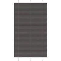 Berkfield Home Pleated Blind Black 115x200 cm Fabric Width 114.4 cm Polyester