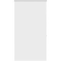 Berkfield Home Shower Roller Blind with Cassette 130x240 cm Fabric Width 126 cm in White