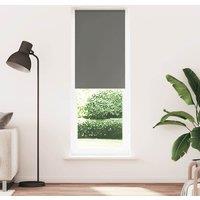 Berkfield Home Roller Blind Blackout Grey 80x230 cm Fabric Width 75.7 cm Polyester