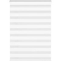 Berkfield Home Zebra Blind White 100x100 cm Fabric Width 95.9 cm Polyester