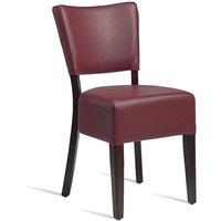 netfurniture Bugel Side Chair - Wenge - Red