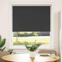 Berkfield Home Roller Blind Blackout Black 100x150 cm Fabric Width 95.7 cm Polyester
