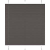 Berkfield Home Pleated Blind Black 120x100 cm Fabric Width 119.4 cm Polyester