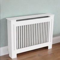 Rafaelo Mobilia Modern Radiator Cover With Shelf Hallway Furniture Tall in White