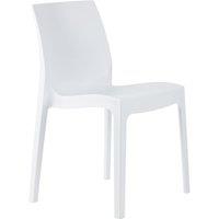 netfurniture Sorith Quality Strong Kitchen & Dining Chair white