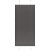 Berkfield Home Pleated Blind Black 65x100 cm Fabric Width 64.4 cm Polyester