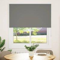 Berkfield Home Roller Blind Blackout Grey 125x150 cm Fabric Width 121.6 cm Polyester