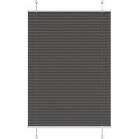 Berkfield Home Pleated Blind Black 90x100 cm Fabric Width 89.4 cm Polyester