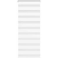Berkfield Home Zebra Blind White 55x100 cm Fabric Width 50.9 cm Polyester