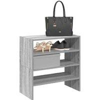 Shoe Racks 2 pcs Stackable Grey Sonoma 60x30x30.5 cm