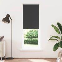 Berkfield Home Roller Blind Blackout Black 80x230 cm Fabric Width 75.7 cm Polyester