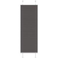 Berkfield Home Pleated Blind Black 45x150 cm Fabric Width 44.4 cm Polyester