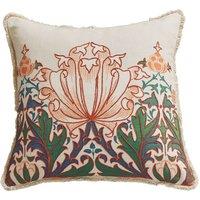 Morris & Co 'Helena' Cotton Cushion in Teal | Size: 50 cm x 50 cm