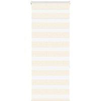 Berkfield Home Zebra Blind Marble Beige 60x150 cm Fabric Width 55.9 cm Polyester