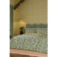 Scion 'Dancing Daisies' Cotton Duvet Cover Set | Size: Super King