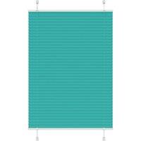 Berkfield Home Pleated Blind Petrol Green 85x100 cm Fabric Width 84.4 cm Polyester
