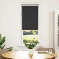 Berkfield Home Roller Blind Blackout Black 45x150 cm Fabric Width 40.7 cm Polyester