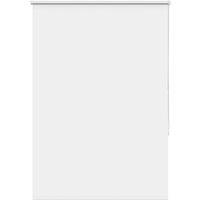 Berkfield Home Roller Blind Blackout White 100x130 cm Fabric Width 95.7 cm Polyester