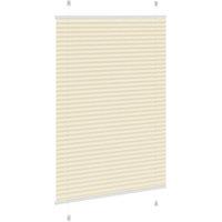 Berkfield Home Pleated Blind Cream 85x100 cm Fabric Width 84.4 cm Polyester