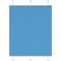 Berkfield Home Pleated Blind Blue 105x150 cm Fabric Width 104.4 cm Polyester